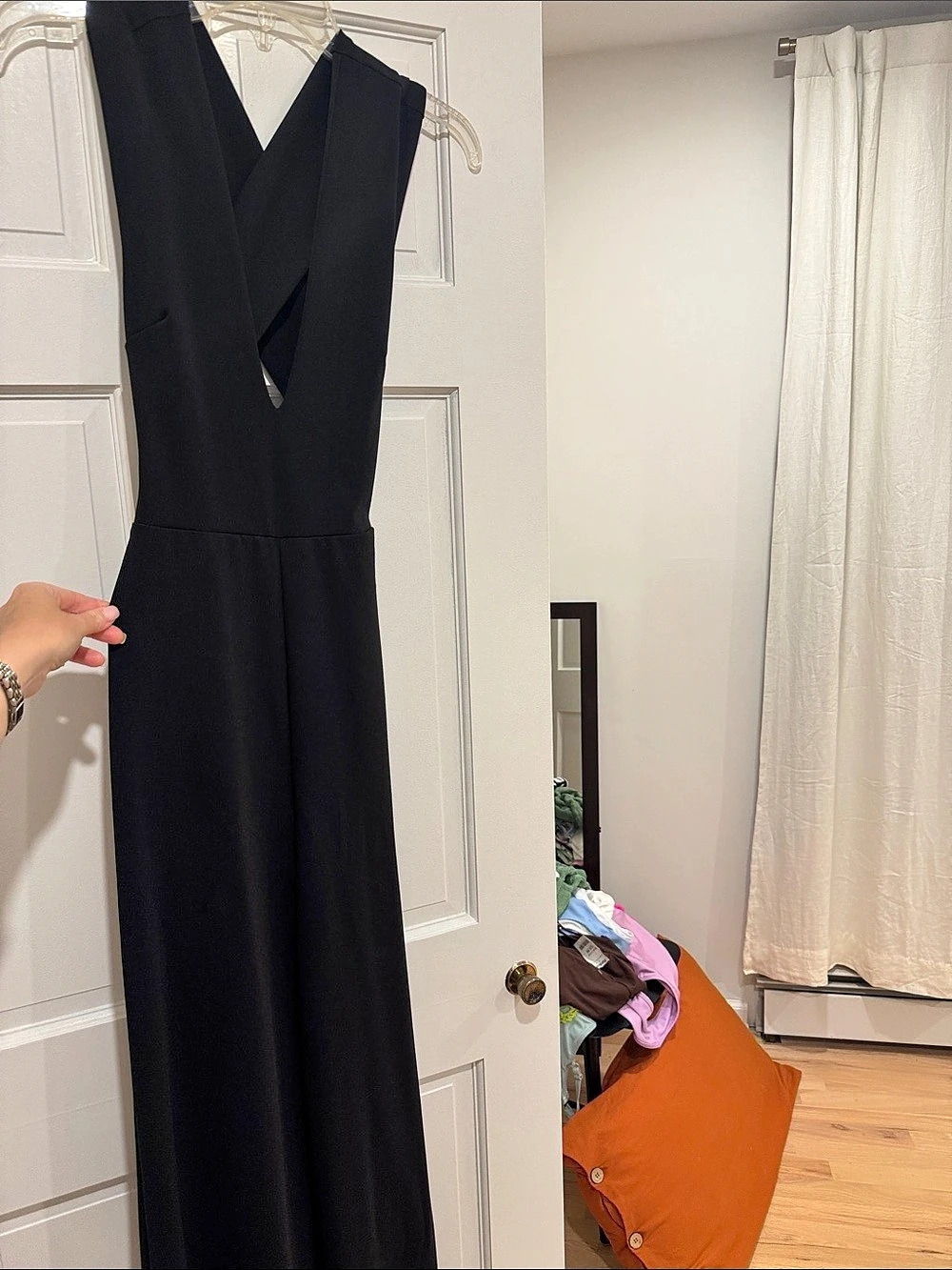 Ellison Black Wide Leg Jumpsuit Size XS Like New
